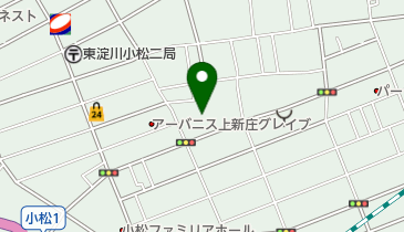 認定こども園小松幼稚園の地図画像