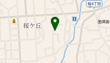 箕面桜ケ丘幼稚園の地図画像