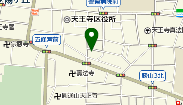 真生幼稚園」(大阪市天王寺区-幼稚園/保育園-〒543-0041)の地図