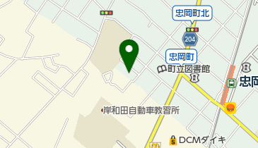 忠岡町立忠岡幼稚園の地図画像