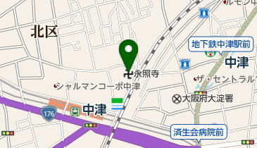 中津相愛幼稚園の地図画像