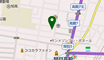 東高殿幼稚園の地図画像