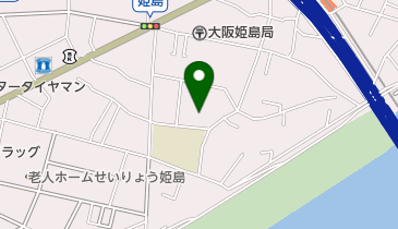 大阪市立姫島幼稚園の地図画像