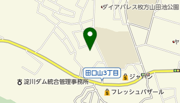 枚方市立田口山幼稚園の地図画像