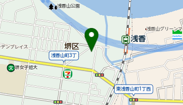 浅香こども園大和川分園の地図画像