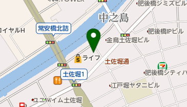 大阪YMCA国際専門学校の地図画像