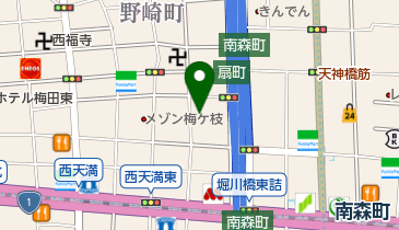 近畿医療専門学校の地図画像