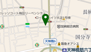 大阪総合福祉専門学校の地図画像