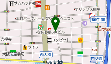 大阪ECO動物海洋専門学校の地図画像