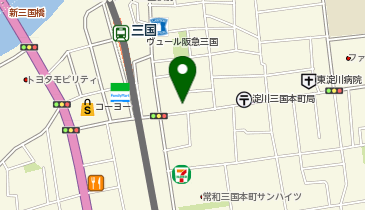 大阪文化服装学院の地図画像