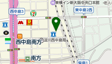 大阪ビューティーアート専門学校の地図画像