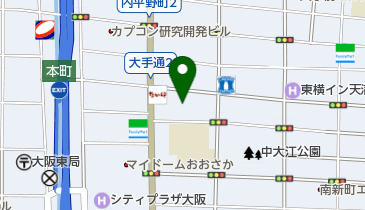 大阪外語専門学校の地図画像