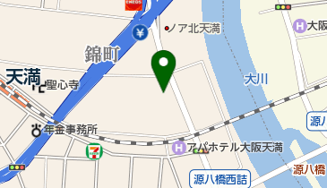 大阪中央理容美容専門学校の地図画像