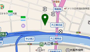 専門学校大阪ビジネス・アカデミーの地図画像
