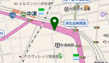 なにわ歯科衛生専門学校の地図画像