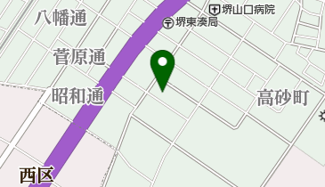 泉州看護専門学校の地図画像