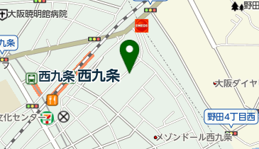 大阪市立西九条保育所の地図画像