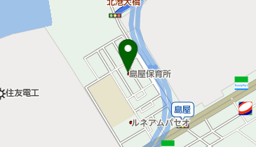 島屋保育所の地図画像