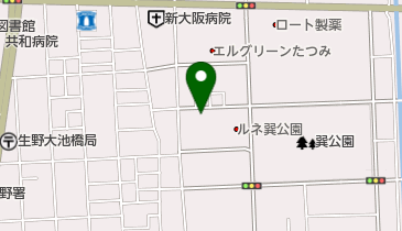 生野フランシスコ学園の地図画像