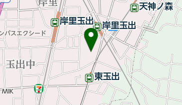 玉出東保育園の地図画像