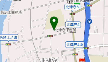 大阪市立北津守保育所の地図画像