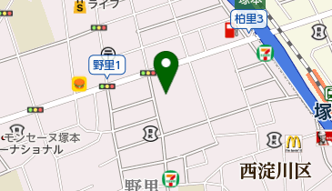 大阪市立柏里保育所の地図画像