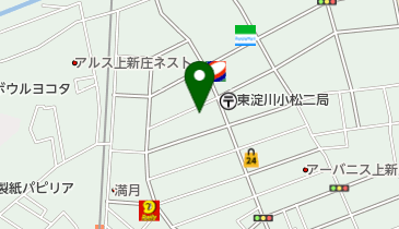 風の子ベビーホームの地図画像