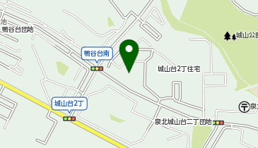 城山台こども園の地図画像