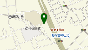 幼保連携型認定こども園深井こども園の地図画像