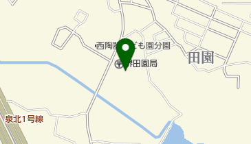 西陶器こども園の地図画像