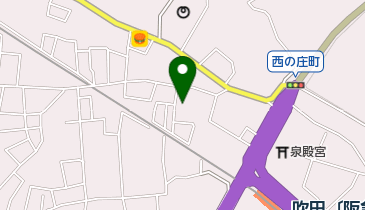 吹田市立いずみ保育園の地図画像