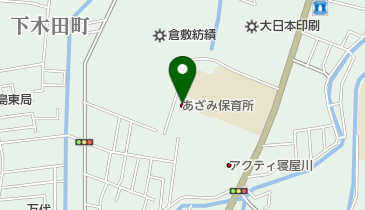 寝屋川市立まあぶるこども園月の学舎の地図画像