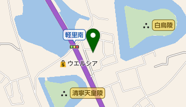 軽里保育園の地図画像