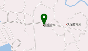 熊取町立東保育所の地図画像