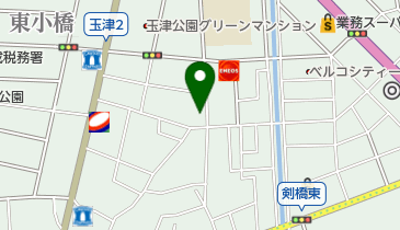 明の守たまつ保育園の地図画像