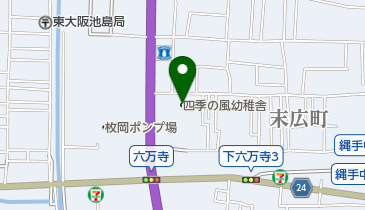 認定こども園四季の風幼稚舎の地図画像