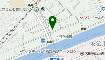 勢至学園西九条園の地図画像