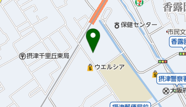 ポポラー大阪南千里丘園の地図画像