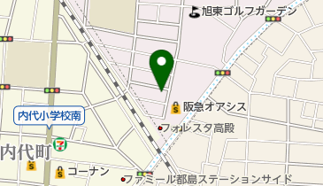 AIAI NURSERY高殿の地図画像