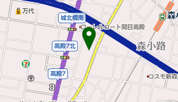 トレジャーキッズたかどの保育園の地図画像