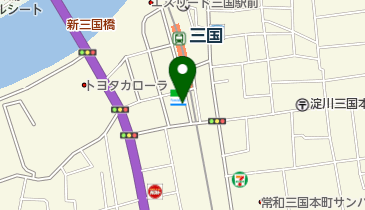 明の守みくに学園の地図画像