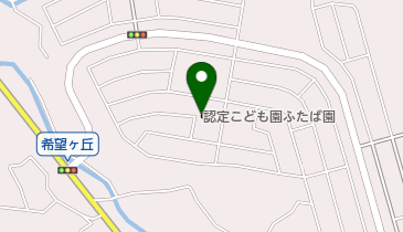 認定こども園豊能町立ふたば園の地図画像