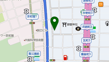 くじら保育園淀屋橋園の地図画像