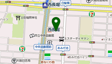 北堀江せせらぎ保育園の地図画像