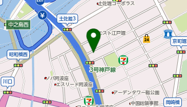 YMCAあわざ保育園の地図画像