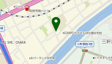 認可保育所うれしい保育園弁天町の地図画像