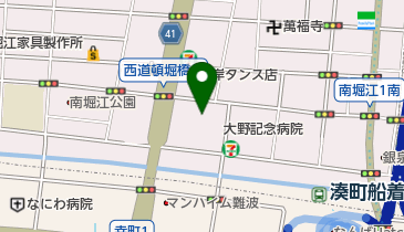 駿台予備学校大阪南校の地図画像