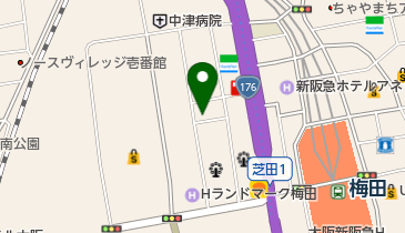 メディカ大阪の地図画像