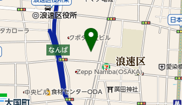 なんば住宅博の地図画像
