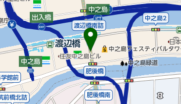 中之島地下街の地図画像